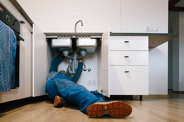 Professional Drain Cleaning technician working in Cologne, NJ